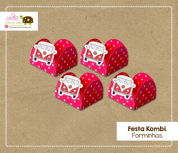 Forminha para Doce Festa Kombi