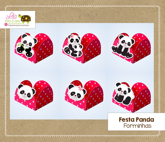 Forminha para Doce Festa Panda