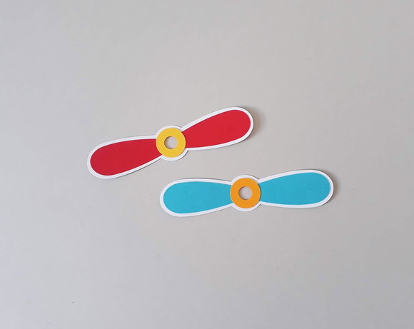 Kit com 16 Hélices para Canudo de Papel