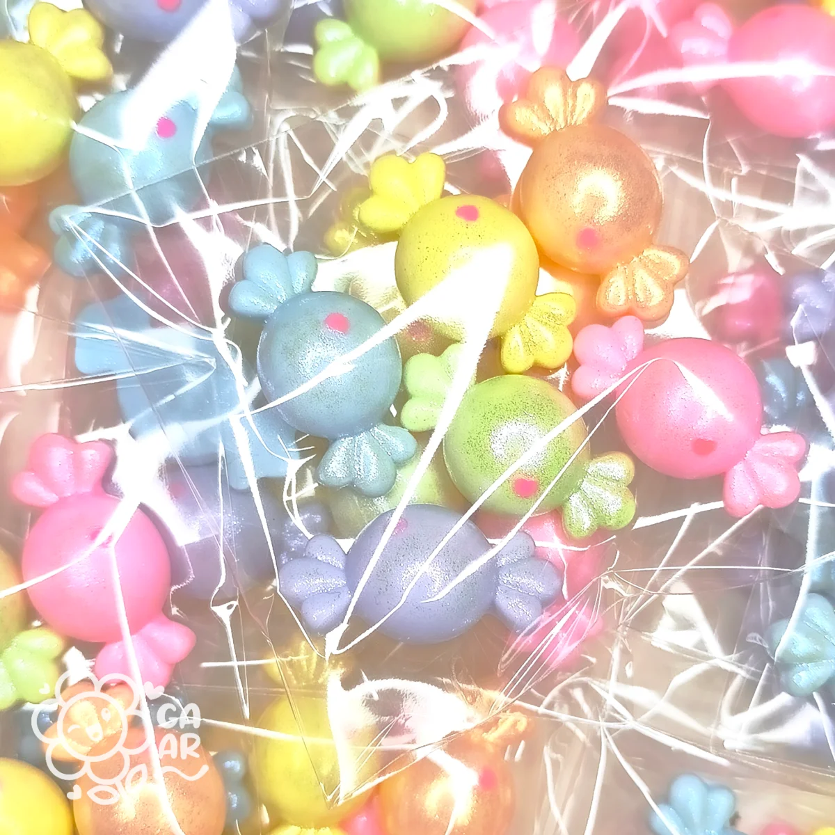 Aplique Balinhas Redondas em Biscuit - Imagem 3