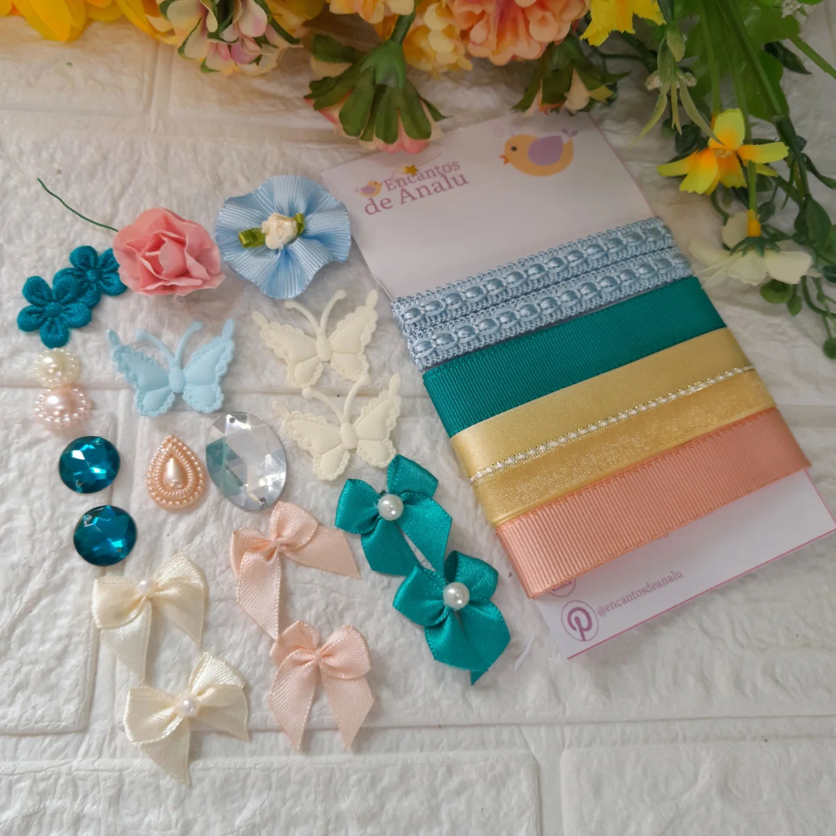 Kit de Fitas e Enfeites CoordenadosCandy Color | Scrapbook Criativo, Artes e Hobby - Imagem 1