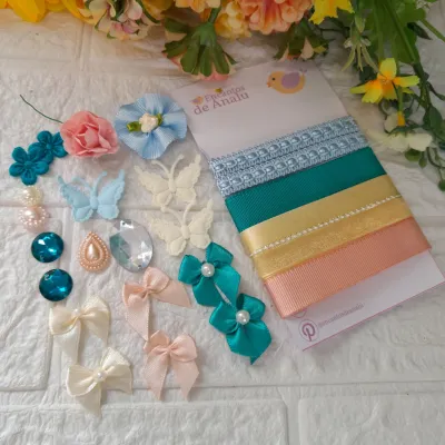 Kit de Fitas e Enfeites CoordenadosCandy Color | Scrapbook Criativo, Artes e Hobby