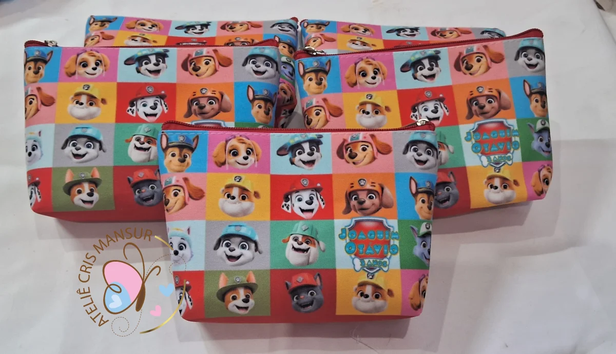 NECESSAIRE PERSONALIZADA PATRULHA CANINA - Imagem 1