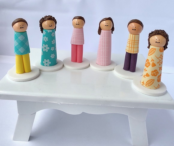 Bonecos para Constelação Familiar Mesa ou Água