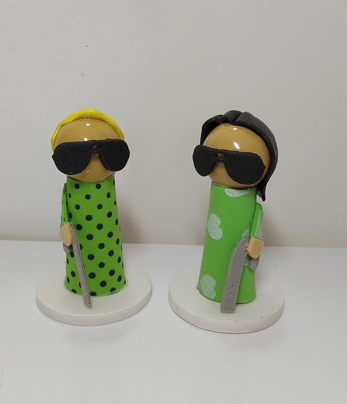 Casal de Cegos para Constelação Mesa ou Água