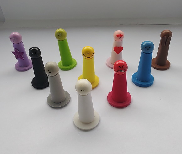 Kit 60 Peças Bonecos para Constelação Mesa - Água - Imagem 2
