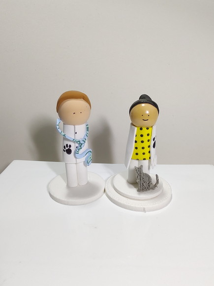 Kit Tutores Bonecos para Constelação Mesa ou Água - Imagem 2