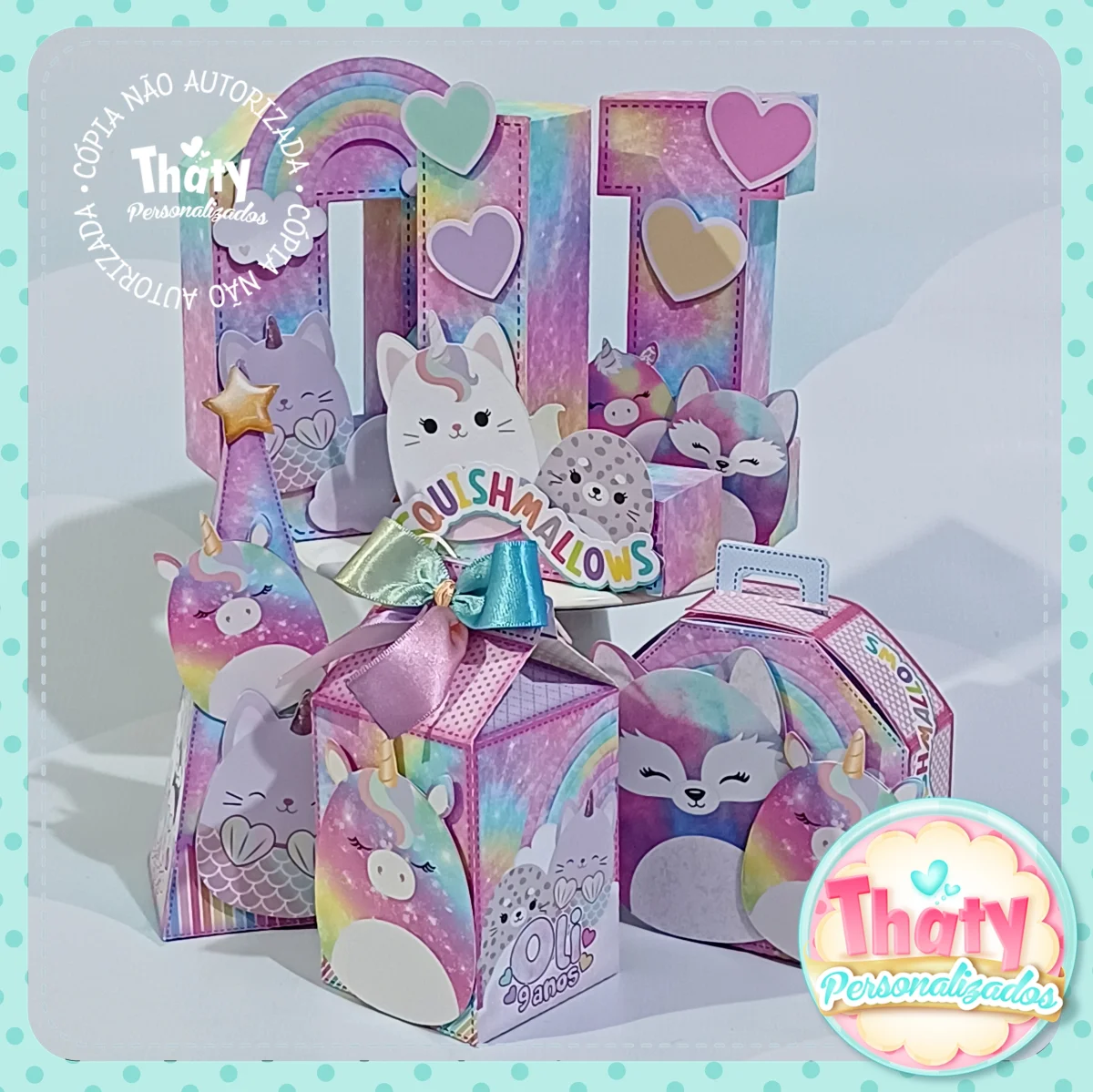 Kit Personalizado Squishmallows - Imagem 1