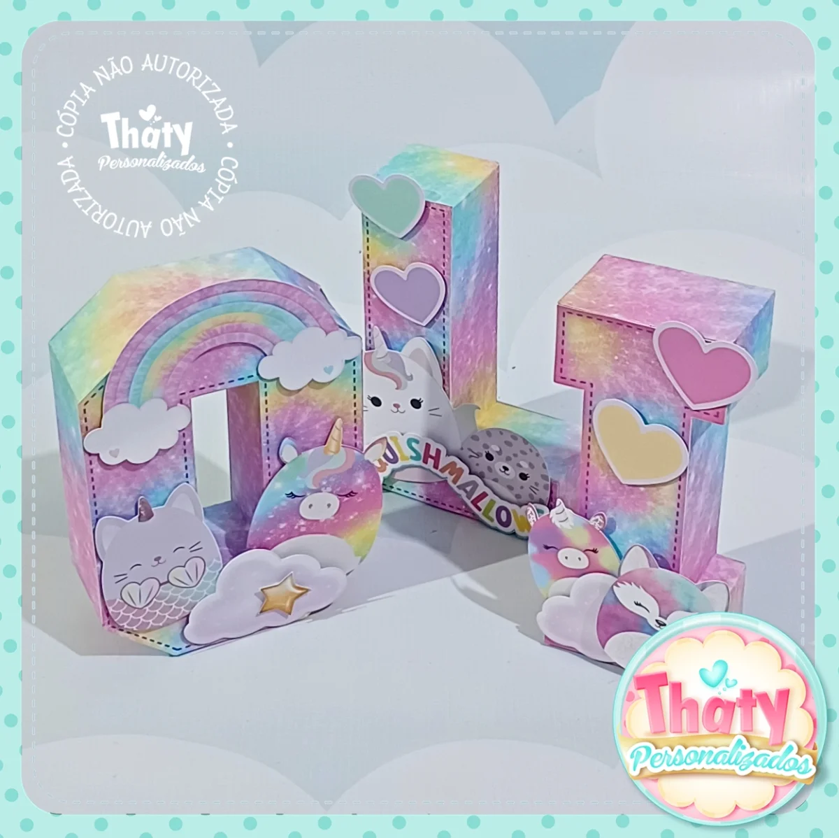 Kit Personalizado Squishmallows - Imagem 3