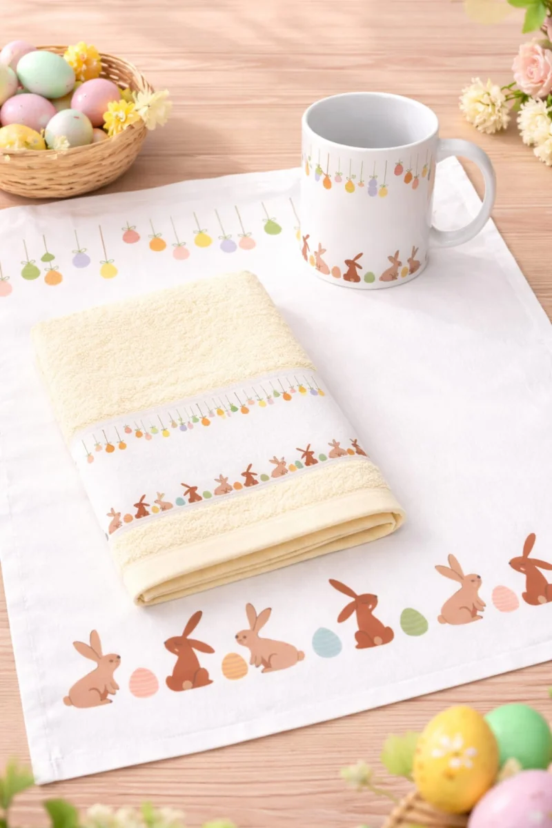 Kit Infantil com Caneca de Polímero e Toalhinhas para Mesa e Mãos - Imagem 5