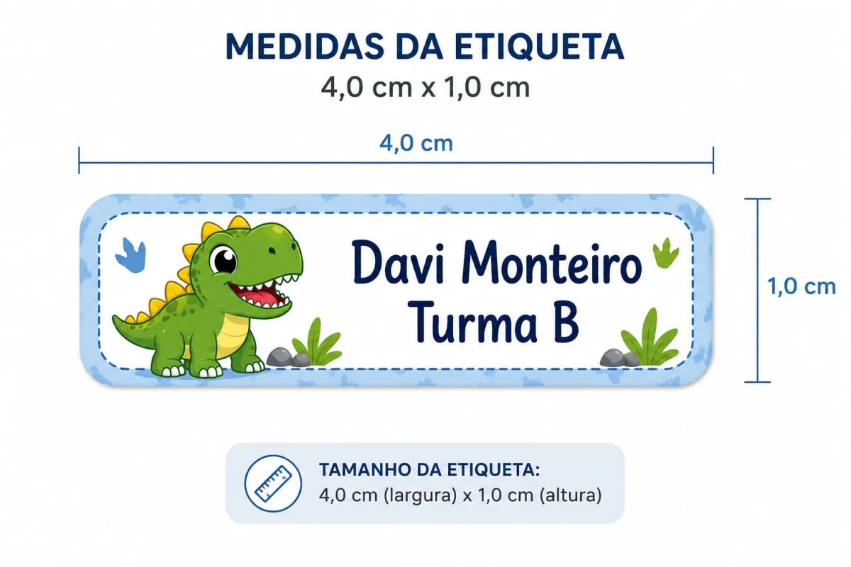 Kit com 24 Etiquetas Termocolante para Meias | Etiquetas para Meia | Etiquetas para meia escolar - Imagem 2