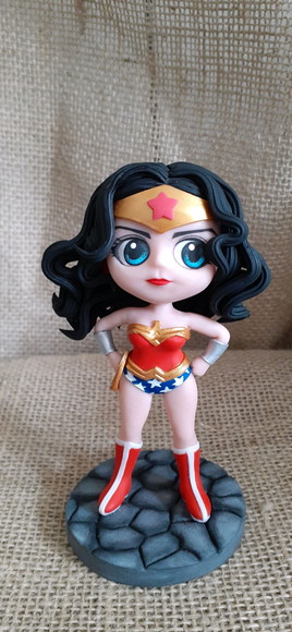 3 Mulher Maravilha Boneca Colecionável