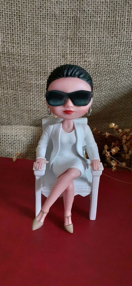 Boneca personalizada de biscuit - Imagem 2