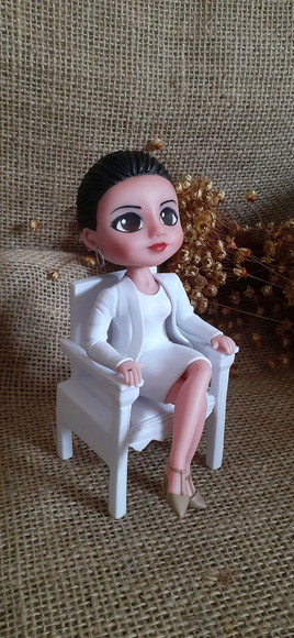 Boneca personalizada de biscuit - Imagem 4