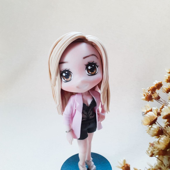 Boneca personalizada em biscuit - Imagem 2