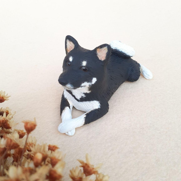 Cachorro Chiba Inu para Bolo de Casamento