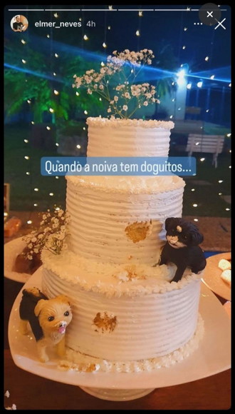 Miniatura Pet para Bolo de Casamento - Imagem 3