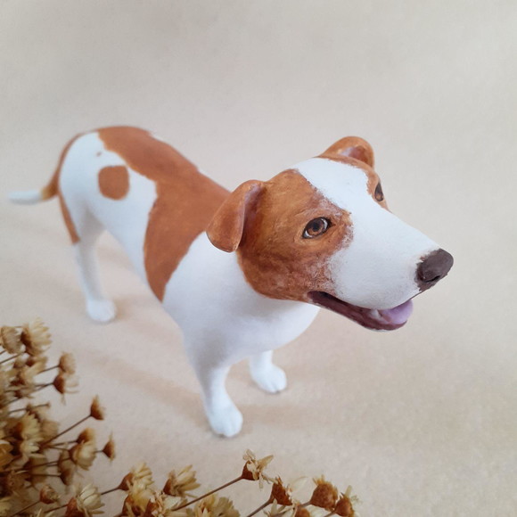 Miniatura Pet Pitbull para Bolo de Casamento - Imagem 2