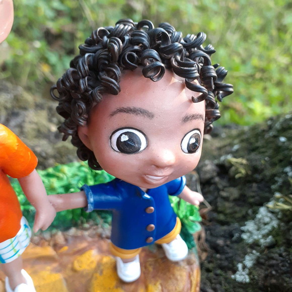 Pai e filho personalizado boneco de biscuit - Imagem 2