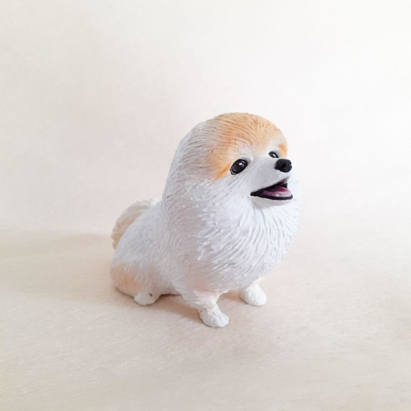 Spitz Alemão Miniatura de Biscuit - Imagem 2