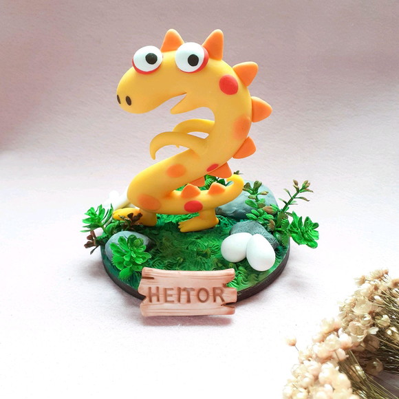 Vela Personalizada Dinossauro