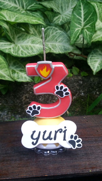 Vela Personalizada Patrulha Canina - Imagem 2