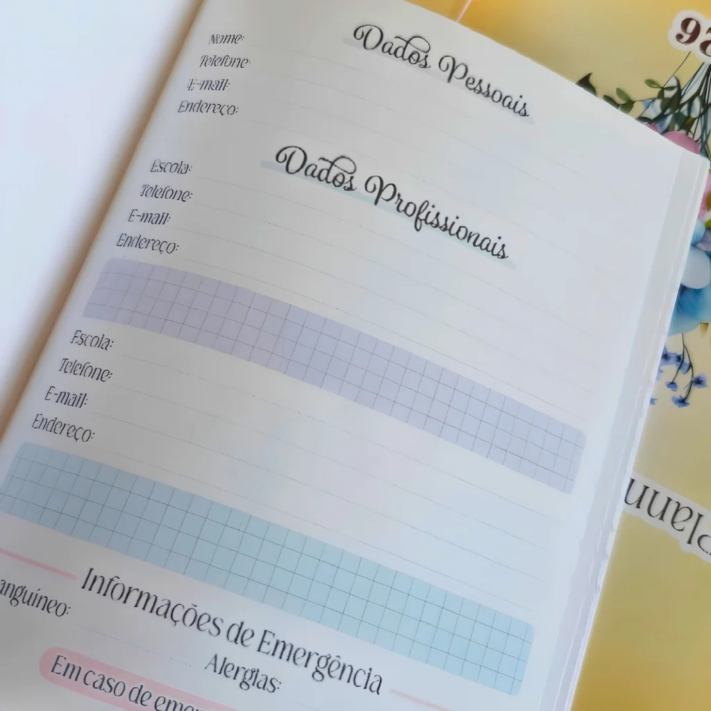 Caderno Planner da Professora Personalizado | Organização Escolar e Planejamento Pedagógico - Imagem 2