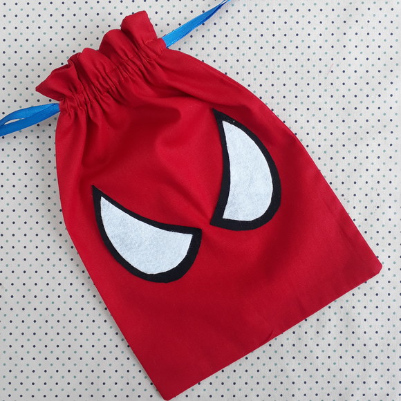 Kit 10 Lembrancinhas Festa Homem Aranha Saquinho Surpresa - Imagem 2