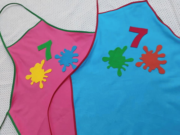 Lembrancinha Avental Infantil Pintando o Sete - Imagem 2