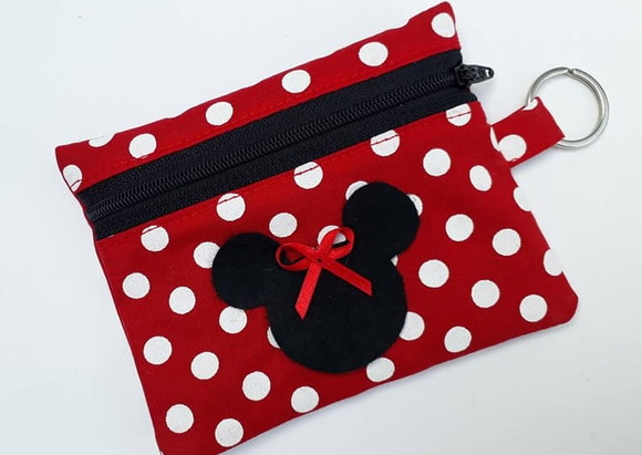 Lembrancinha Mickey e Minnie Porta Moedas - Imagem 3