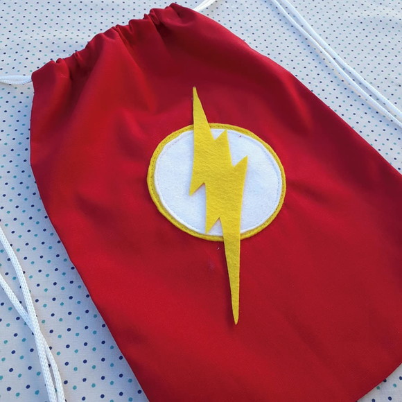 Lembrancinha Super Herói Flash Raio Vermelho - Imagem 2