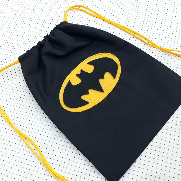 Mochila Batman Lembrancinha de Aniversário - Imagem 2