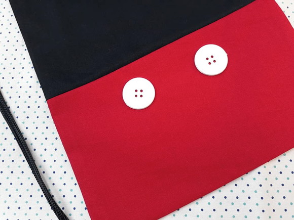 Mochila Lembrancinha Mickey 20 x 28 cm - Imagem 3