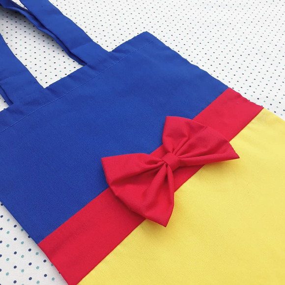 Sacolinha de Tecido para Lembrancinha Branca de Neve - Imagem 3