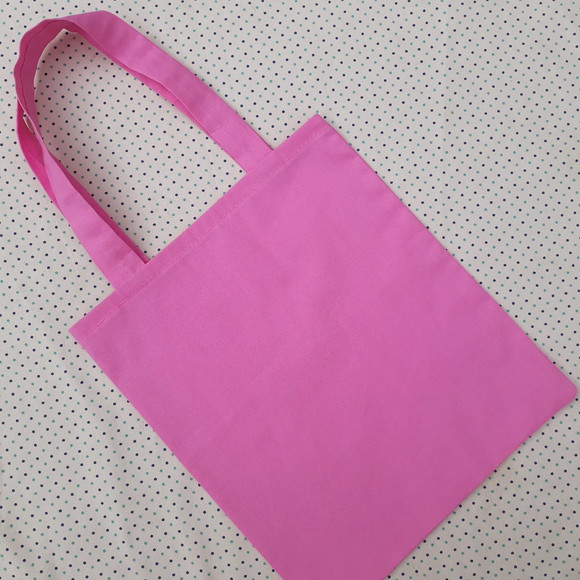 Sacolinha de Tecido para Lembrancinha Cor de Rosa