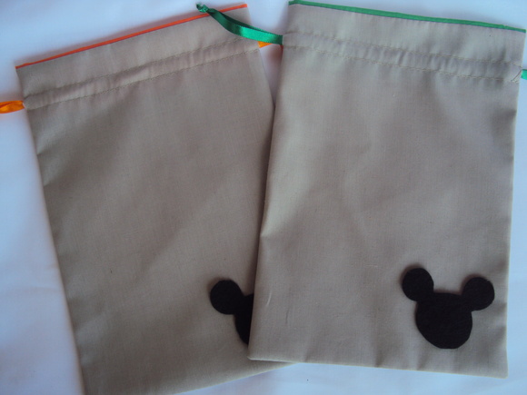 Saquinho Mickey Safari Lembrancinha Aniversário - Imagem 3