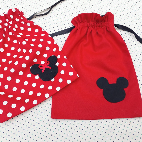Saquinho Minnie e Mickey para Lembrancinha - Imagem 4