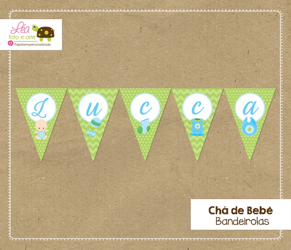 Bandeirola Chá de Bebê