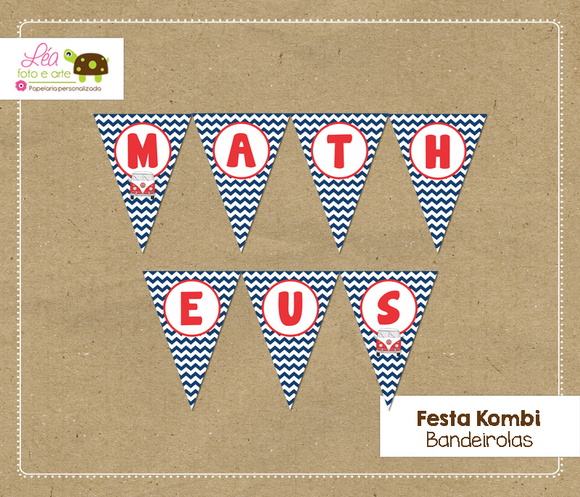 Bandeirola Festa Kombi