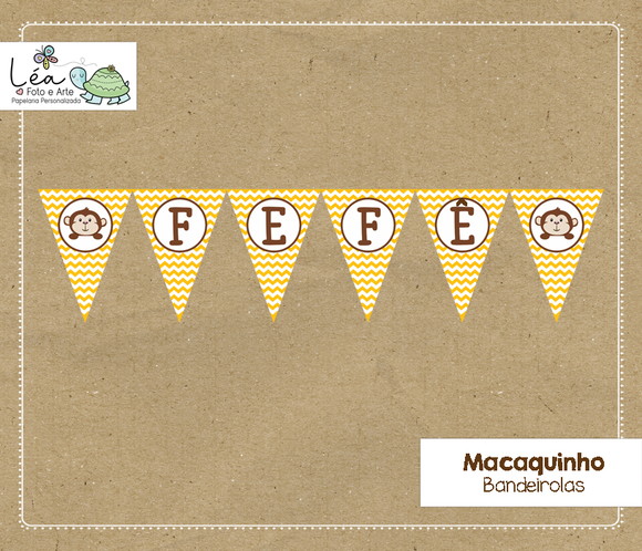 Bandeirola Festa Macaquinho