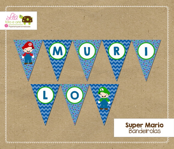 Bandeirola Festa Mario