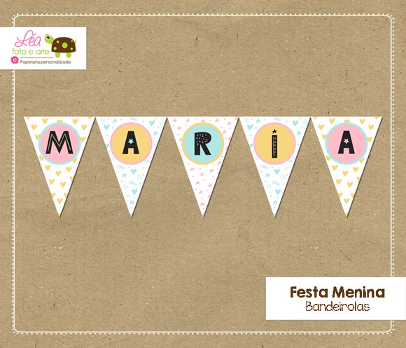 Bandeirola Festa Menina