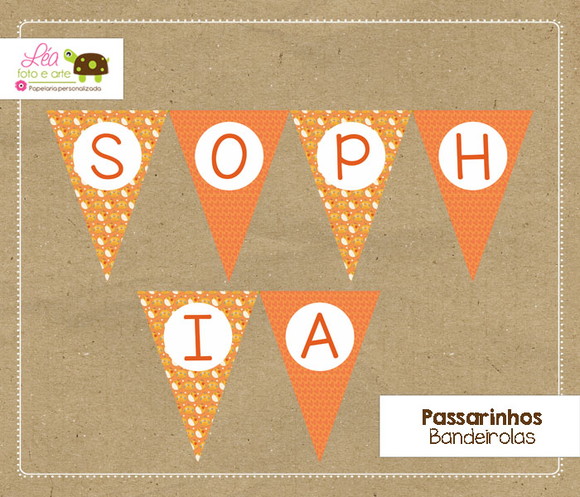 Bandeirola Festa Passarinho