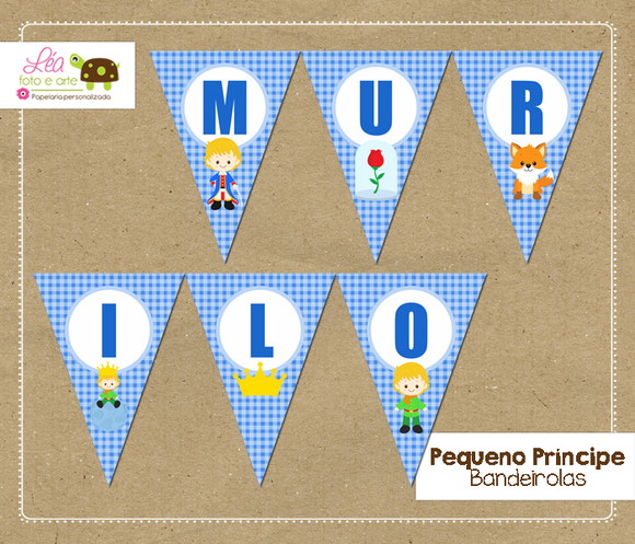Bandeirola Festa Pequeno Príncipe