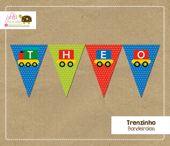 Bandeirola Festa Trenzinho