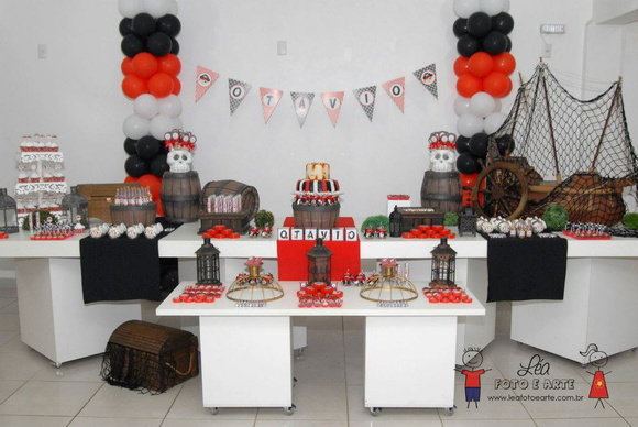 Bandeirola Grande - Festa Pirata - Imagem 2