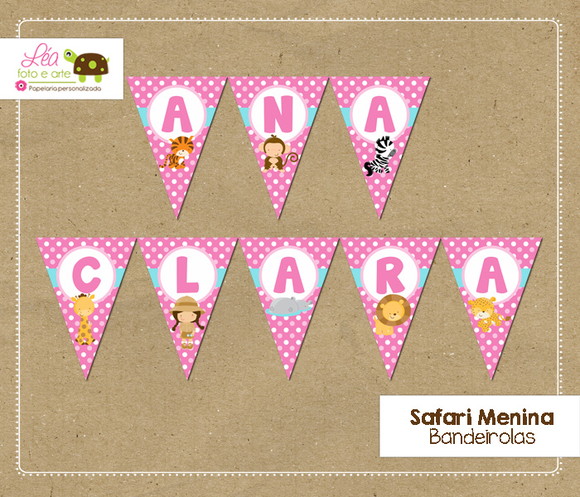 Bandeirola Safári Menina