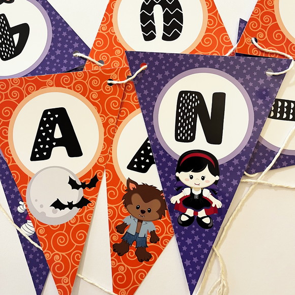 Bandeirolas Halloween