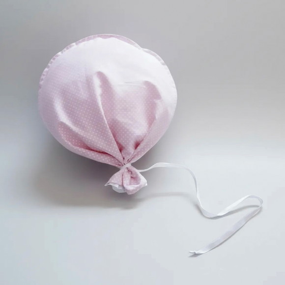 Almofada Balão Rosa Poá Branco para Parede - Imagem 3
