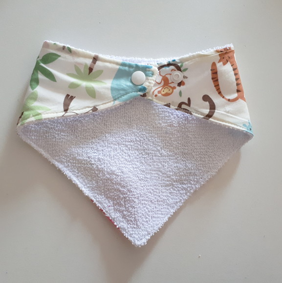 Babador atoalhado bandana Safari - Imagem 2